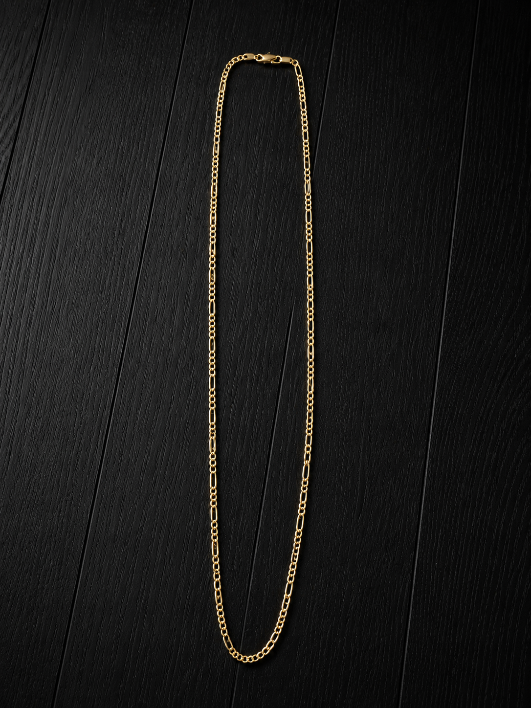 14K Italian Gold Figaro Chain for Women