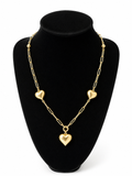 Collar de Corazón de Oro de 10K