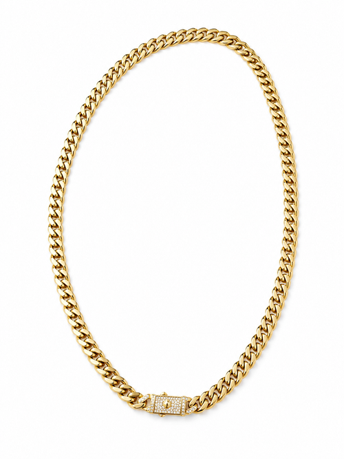 10 k Italian Gold Monaco Chain
