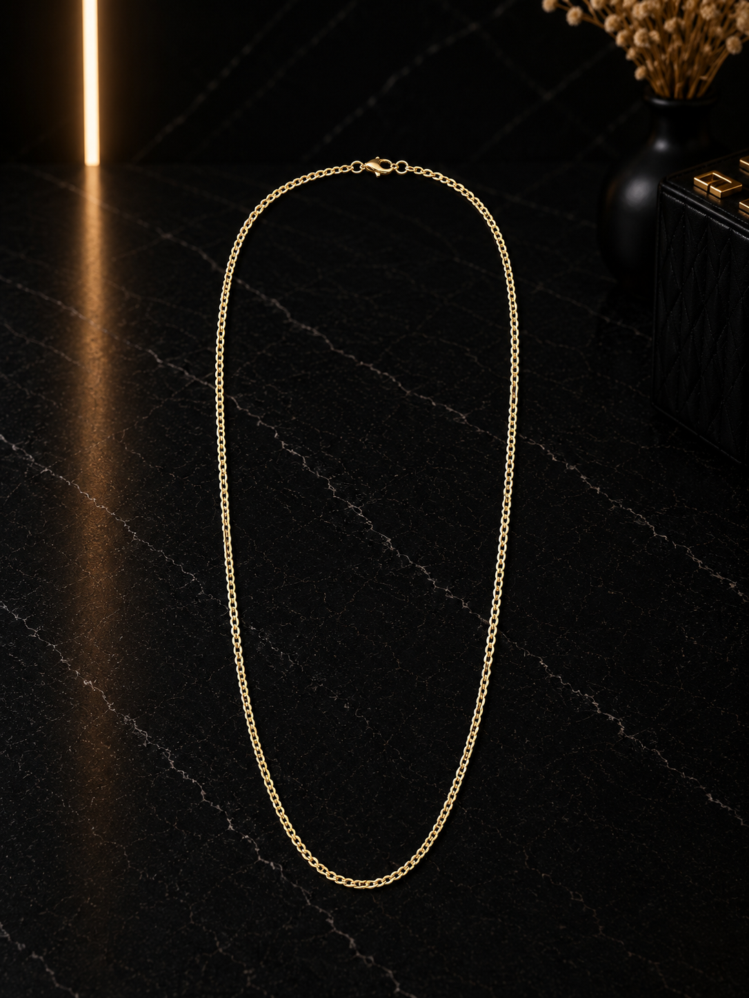 14K Italian Cut Chain